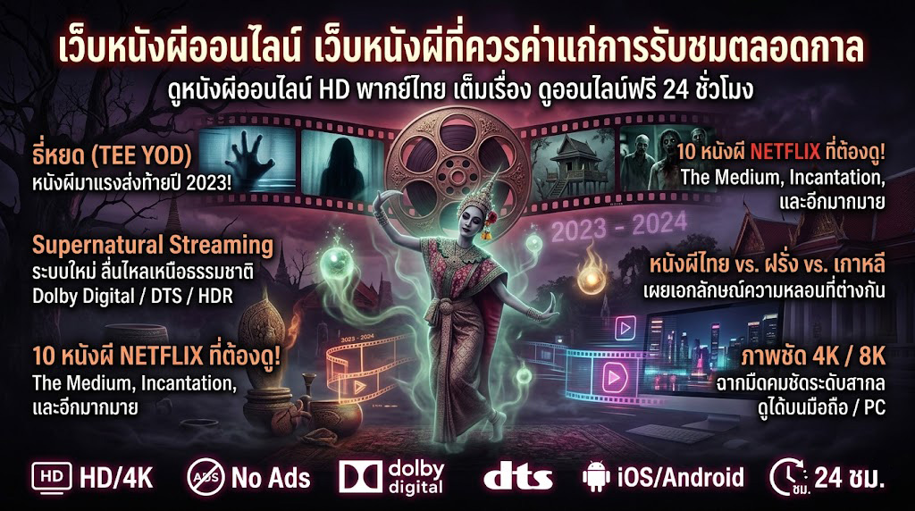 ดูหนังผีออนไลน์ พบกับหนังผีที่ควรค่าแก่การรับชมตลอดกาล