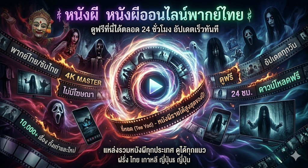 หนังผีออนไลน์พากย์ไทย ดูฟรีที่นี่ได้ตลอด 24 ชั่วโมงอัปเดตเร็วทันที